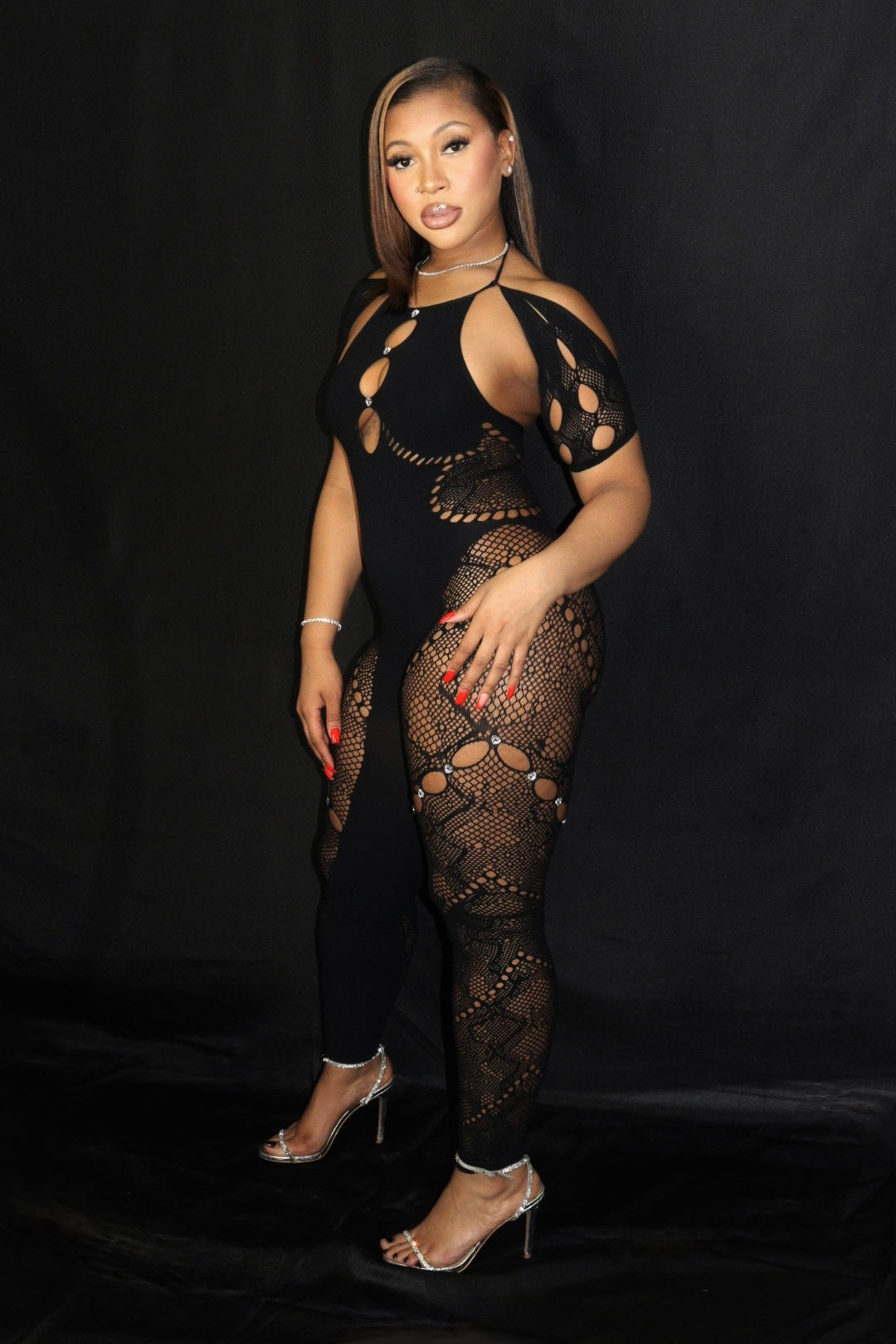 Worst Behavior Jumpsuit - Black