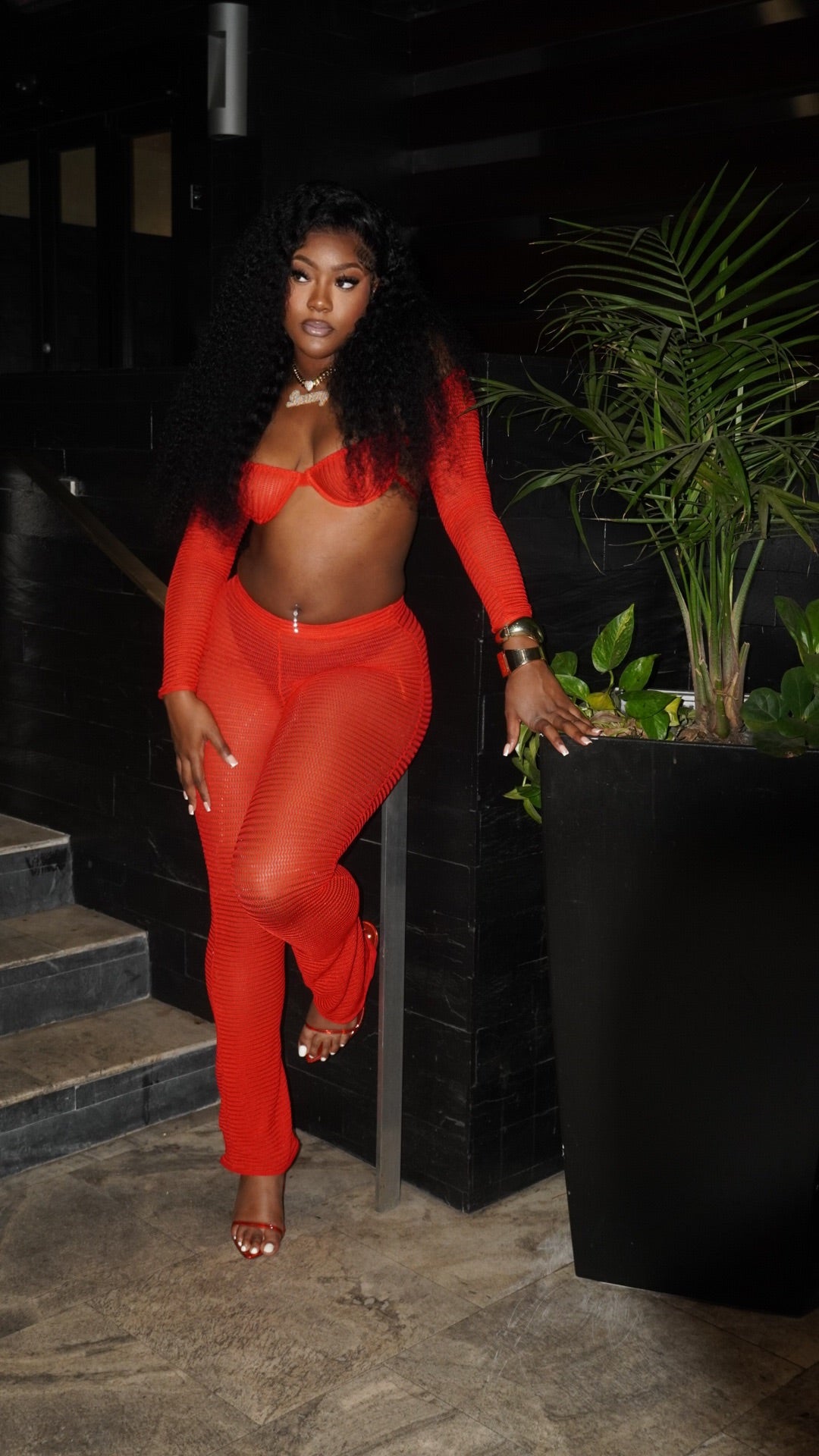 Give You My Heart 4 Piece Mesh Set