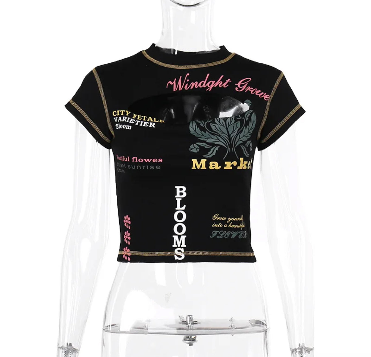 Cut It Out Crop Tee