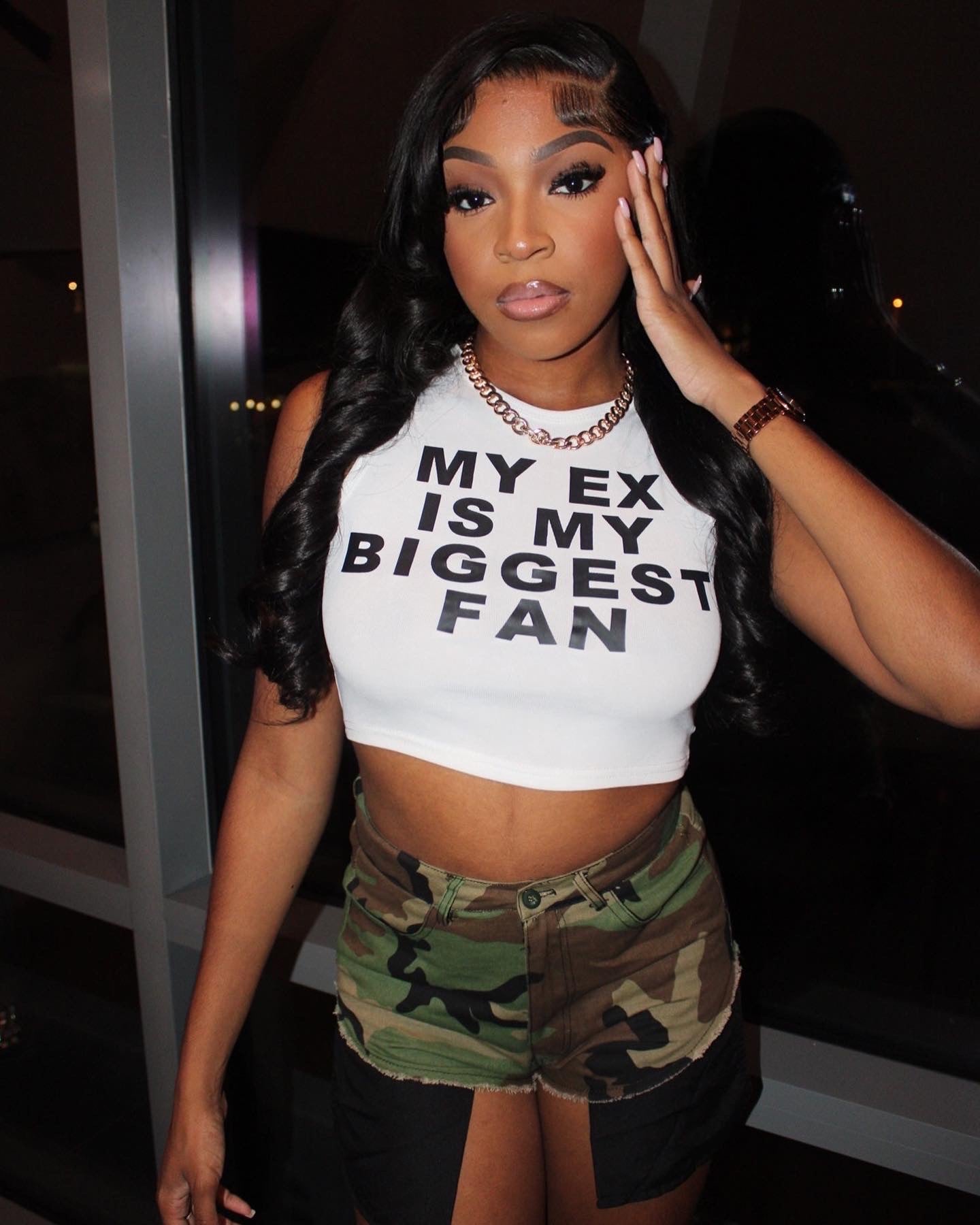 My Ex My Biggest Fan Crop Tank