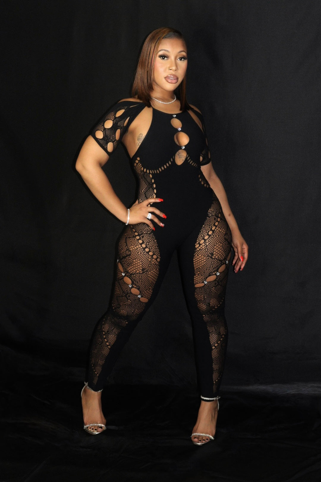 Worst Behavior Jumpsuit - Black