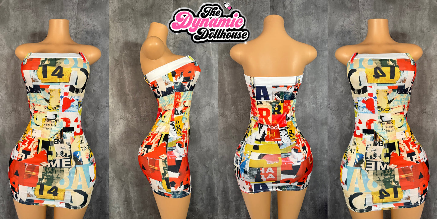 City Pop Tube Dress